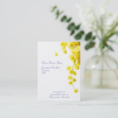 Mimosa Visitenkarte (Stehend Vorderseite)