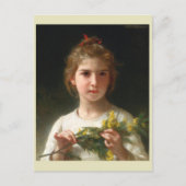 Mimosa von William Bouguereau Postkarte (Vorderseite)
