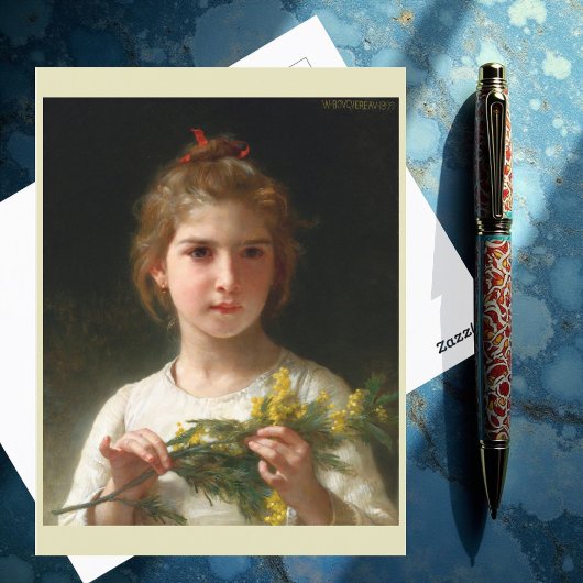 Mimosa von William Bouguereau Postkarte