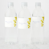 Mimosa Wasserflaschenetikett (Flaschen)