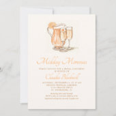 Mimosas Bridal Luncheon Dusche Einladung (Vorderseite)