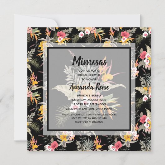 Mimosas Brunch und Brautdusche (Vorderseite)