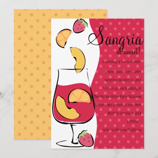 Mimosas Einladung (Vorne/Hinten)