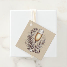 Mimosas & Matrimony Geschenkanhänger