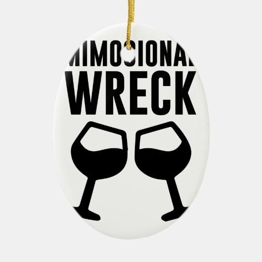 Mimosional Wrack Keramik Ornament (Vorne)