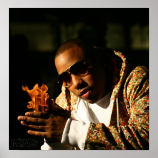 MIMS Poster Print - Flaming Hands