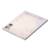 Min Button Herz Mama Notizblock (Rotiert)