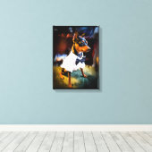 MIn-Button im Stil Leinwanddruck (Insitu (Holzboden))