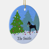 Min Button im Wald Dekorieren Weihnachtsbaum Keramik Ornament (Rechts)