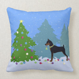 Min Button im Wald Dekorieren Weihnachtsbaum Kissen