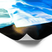 MIn-Button in Blau Poster (Ecke)