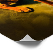 Min. Button in Stil 2 Poster (Ecke)