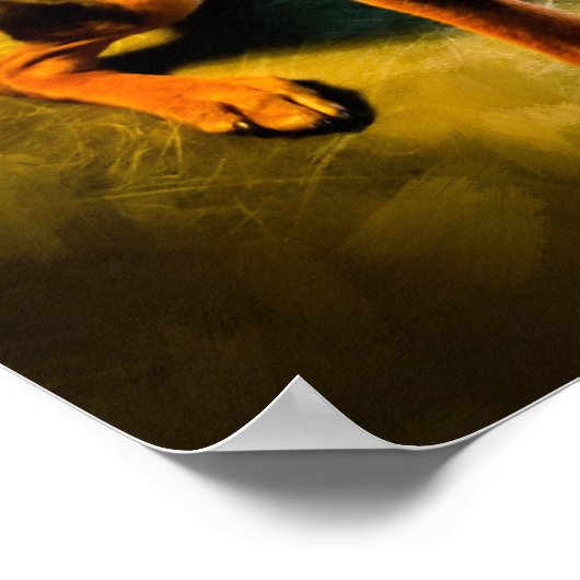 Min. Button in Stil 2 Poster (Ecke)