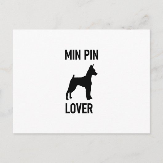 Min. Button Liebhaber 2 Postkarte (Vorderseite)