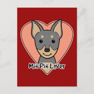 Min Button Lover Postkarte