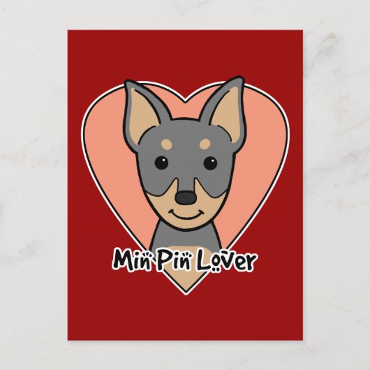 Min Button Lover Postkarte (Vorderseite)