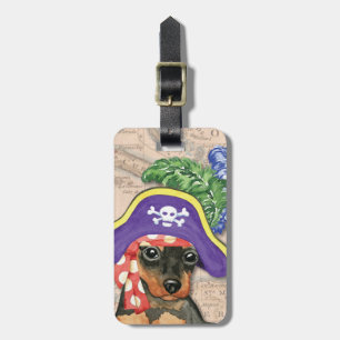 Min Button Pirate Gepäcktag Gepäckanhänger