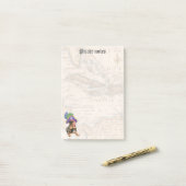 Min Button Pirate Post-it Klebezettel (Auf Schreibtisch)