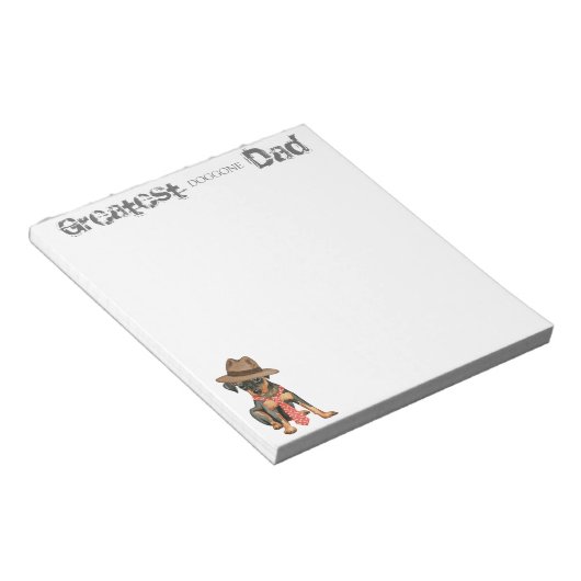 Min Button Vater Notizblock (angewinkelt)