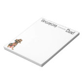 Min Button Vater Notizblock (Rotiert)