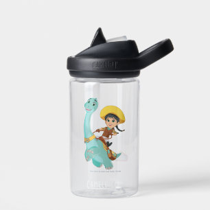 Min & Closing   Happy Cowgirl & Brontosaurus Ride Trinkflasche