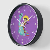 Min & Closing | Happy Cowgirl & Brontosaurus Ride Uhr (Winkel)