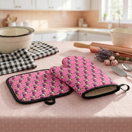 Min Oven Mitt & Pot Holding Set