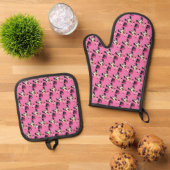 Min Oven Mitt & Pot Holding Set (Oben Unten)
