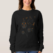 Min Pin Dog   Dandelion Dog Owner Min Pinscher Sweatshirt (Vorderseite)