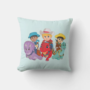 Min und Klee   Dino Ranch Kissen