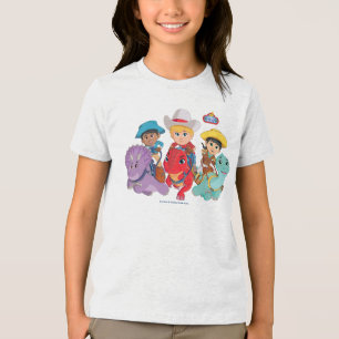 Min und Klee   Dino Ranch Tri-Blend Shirt