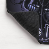 "Mina-" gotische Blaue beißen mich Vampire-Fee Mousepad (Ecke)