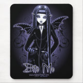 "Mina-" gotische Blaue beißen mich Vampire-Fee Mousepad (Vorne)