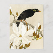 Mina On Magnolia Branch von Koson, Common Hill Min Postkarte (Vorderseite)