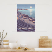Minack-Theater Cornwall Reiseplakat Poster (Küche)