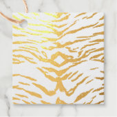 Minalist, Tiger Print Gold Geschenkanhänger (Vorderseite)