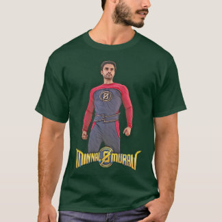 Minalmurali-Indianer Superheld T-Shirt