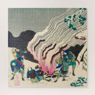 Minamoto no Muneyuki Ason von Katsushika Hokusai Puzzle
