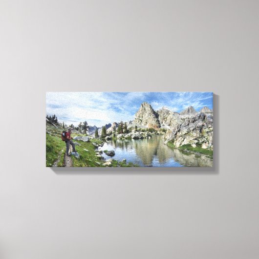 Minaret Lake - Ansel Adams Wilderness - Sierra Leinwanddruck (Vorderseite)