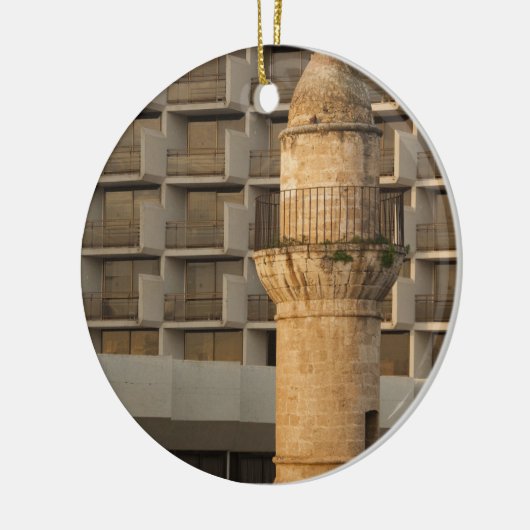 Minaret of the Jama al-Bahr waterfront mosque Keramik Ornament (Links)