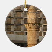 Minaret of the Jama al-Bahr waterfront mosque Keramik Ornament (Hinten)