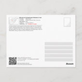 Minaret und archäologische Überreste von Marmelade Postkarte (Rückseite)