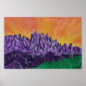 Minarets Ansel Adams Wall Art Poster (Vorne)