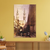 Minarets & Eingang von Metwaleys Roberts/Haghe Art Leinwanddruck (Insitu (Wohnzimmer))