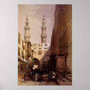 Minarets & Eingang von Metwaleys Roberts/Haghe Art Poster