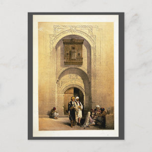 Minarets & Eingang von Metwaleys Roberts/Haghe Art Postkarte