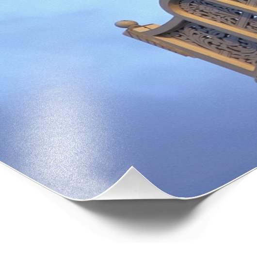 Minarett der Al-Majarra-Moschee, Sharjah, Fotodruck (Ecke)