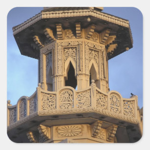 Minarett der Al-Majarra-Moschee, Sharjah, Quadratischer Aufkleber