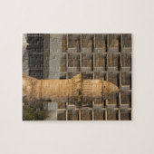 Minarett der Jama al-Bahr-Moschee am Wasser Puzzle (Horizontal)