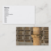 Minarett der Moschee von Jama al-Bahr Visitenkarte (Vorne/Hinten)